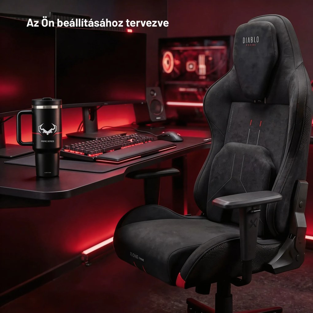 Hőszigetelt bögre fekete: Diablo Chairs Burned Black