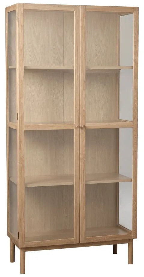 Natúr színű tölgyfa tálalószekrény 190x90 cm Elba – Unique Furniture