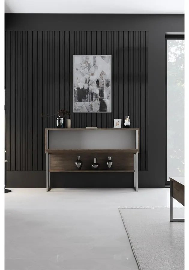 Komód Luxe - Silver, Walnut