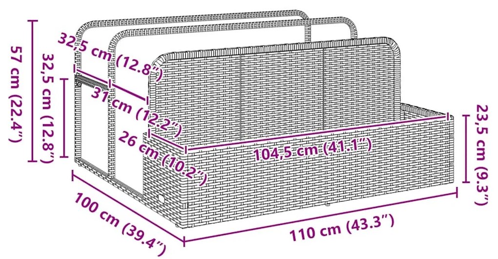 világosszürke polyrattan medence melletti úszótároló
