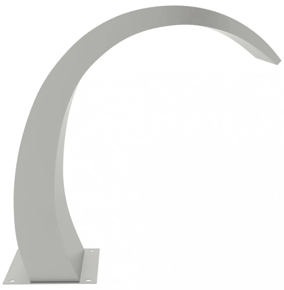 304-es rozsdamentes acél medenceszökőkút LED-ekkel 22x60x70 cm