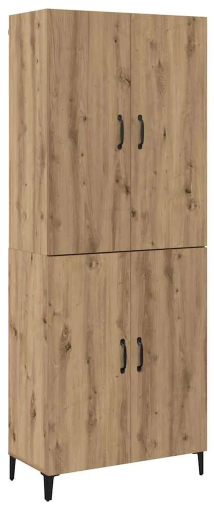 Magasfiú kézműves tölgy 69.5 x 34 x 180 cm Faanyag