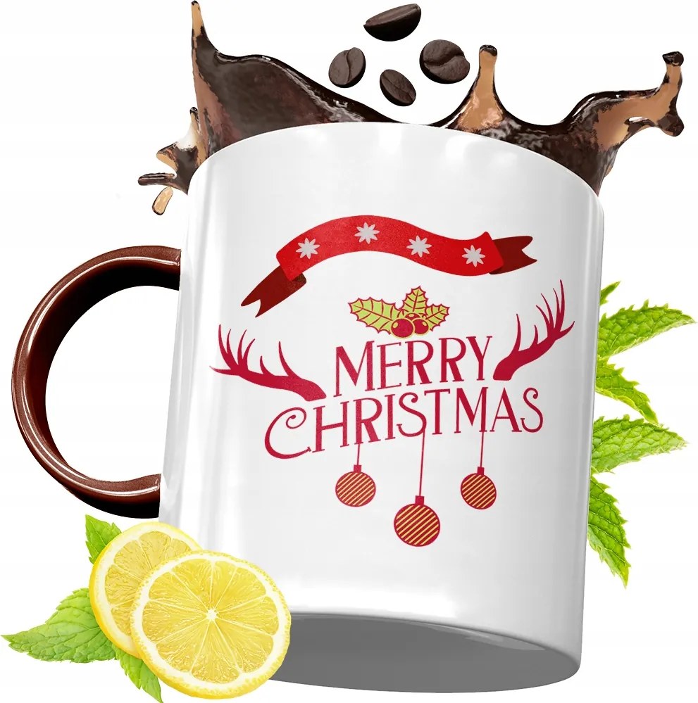 Bordó Karácsonyi Bögre Születésnapi Ajándék fényképes nyomtatással