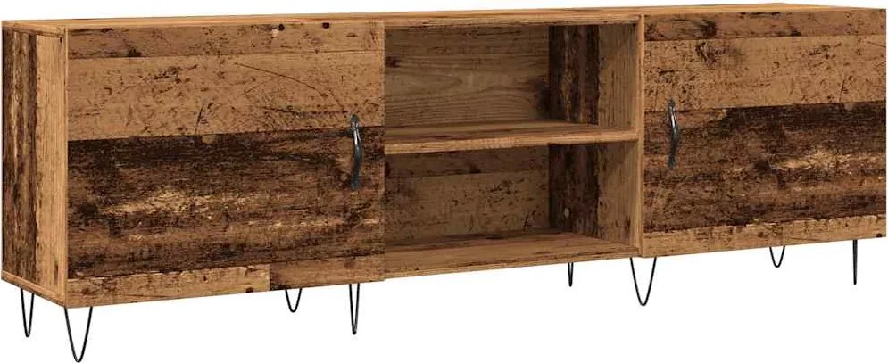 vidaXL antik fa színű szerelt fa TV-szekrény 150 x 30 x 50 cm