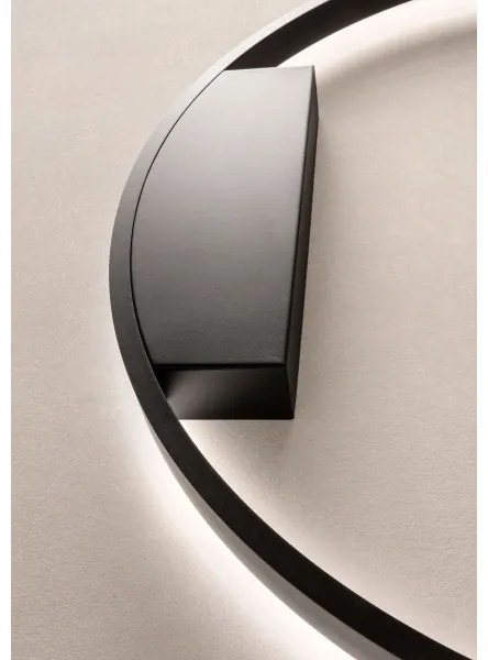 Redo 01-2819 - LED Dimmelhető fali lámpa FEBE LED/24W/230V fekete