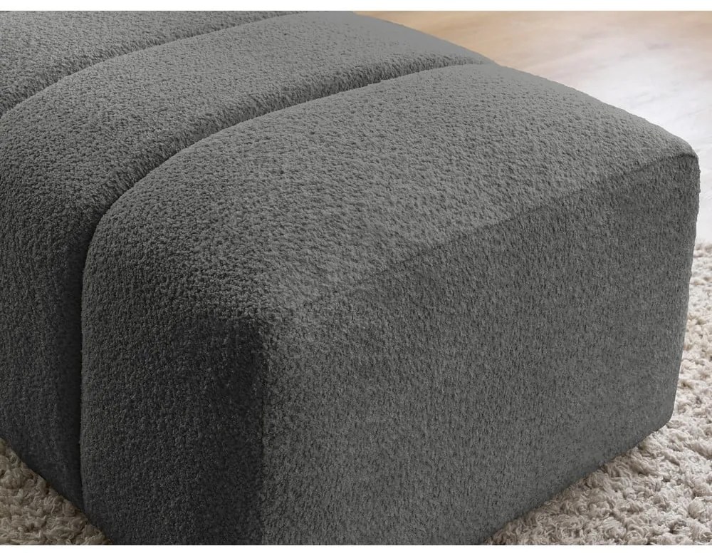 Sötétszürke buklé lábtartó Annecy – Bobochic Paris