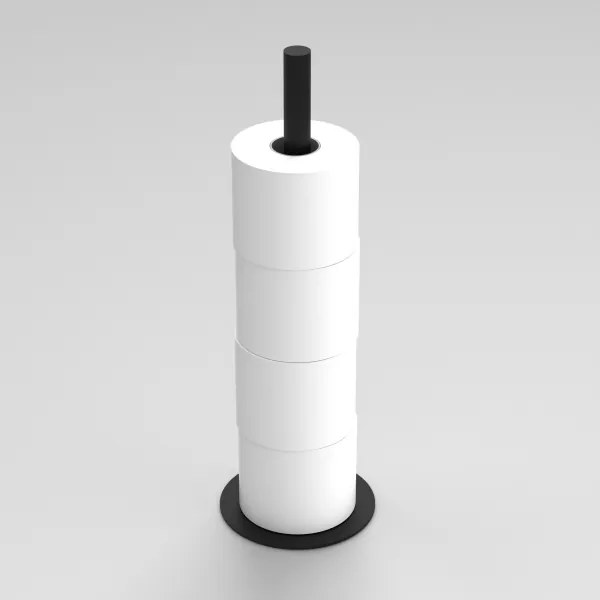 WC-papír tartó 51 cm fekete