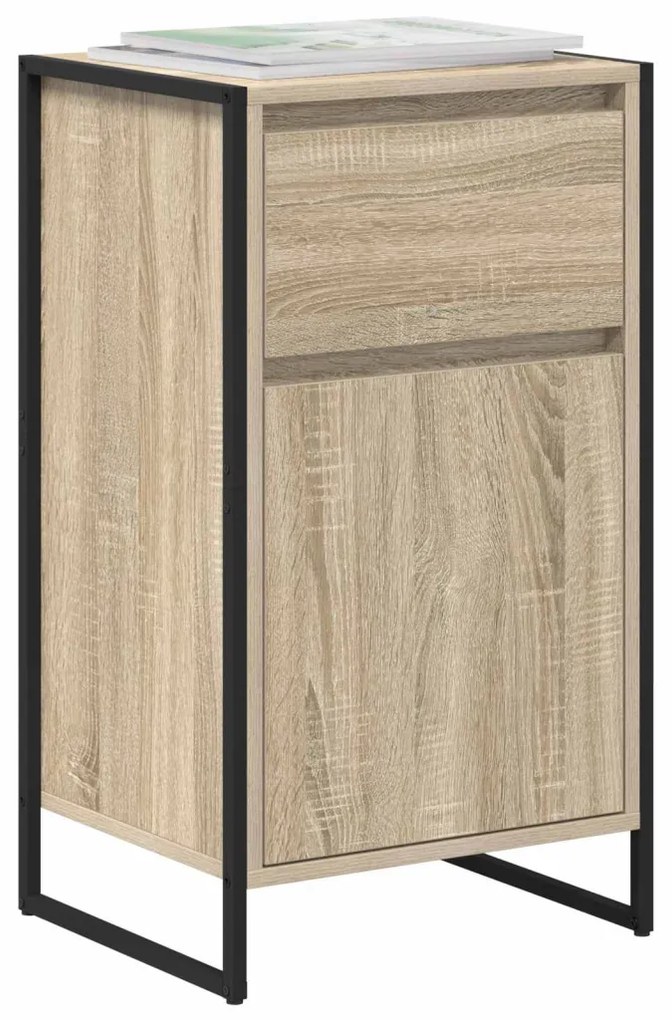 Széf fiókkal Sonoma 81 x 36 x 150.5 cm Faanyag