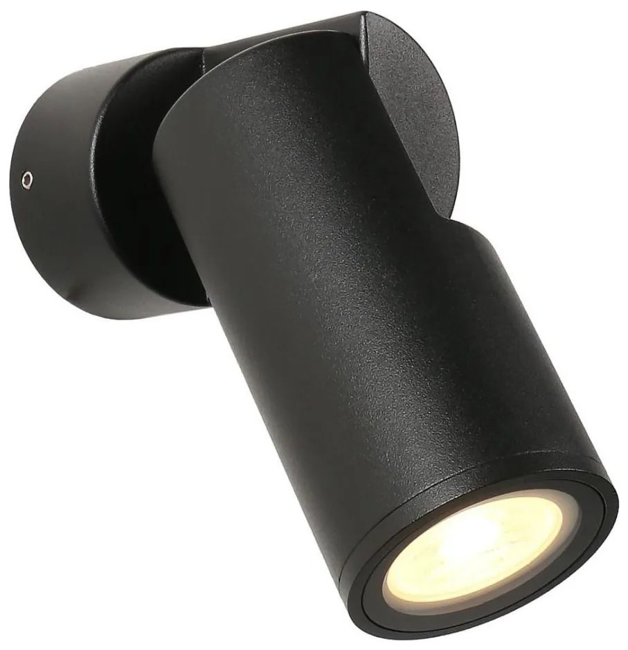 Zuma Line SJ14401 - Kültéri fali lámpa NOCTURNE 1xGU10/35W/230V IP65 fekete