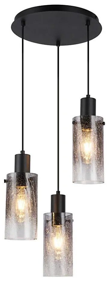 Rabalux 72038 - Csillár zsinóron FUMEA 3xE27/60W/230V