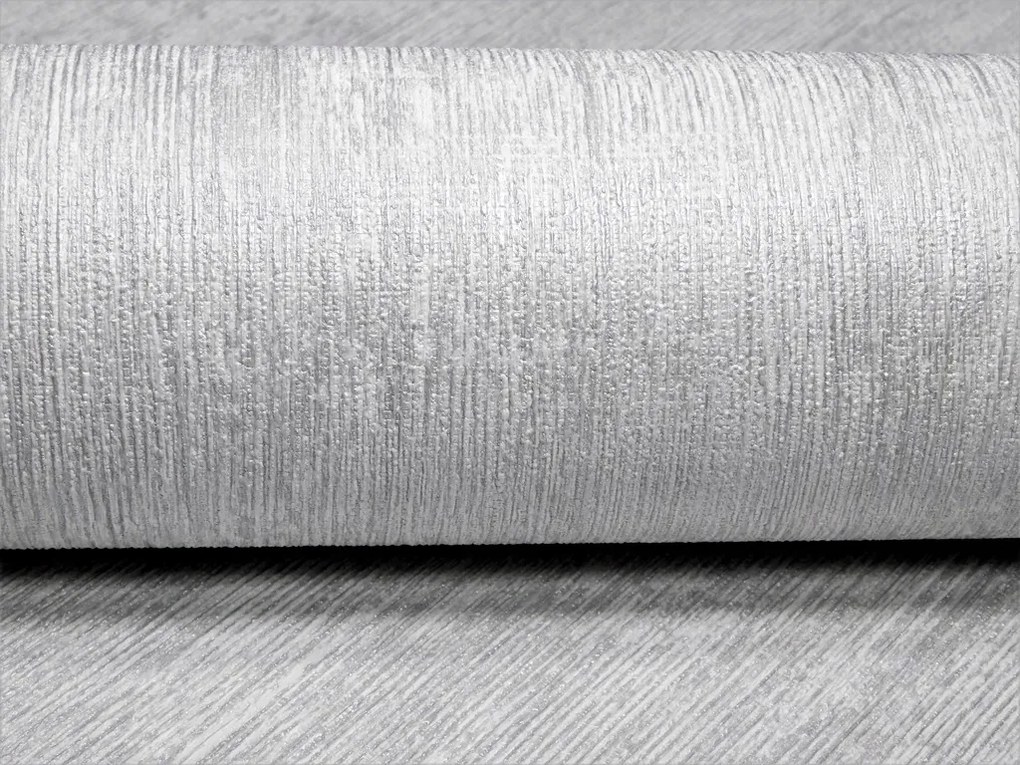 Ezüst tapéta világosszürke mosható tapéta vakolat beton nappali hálószoba