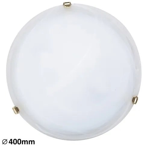 RÁBALUX 3301 ALABASTRO Ufo Lámpa Fehér Alabástrom Üveg E27 IP20