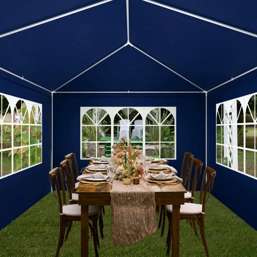 NEAPOL rendezvénysátor, 3x6m, kék Jurhan