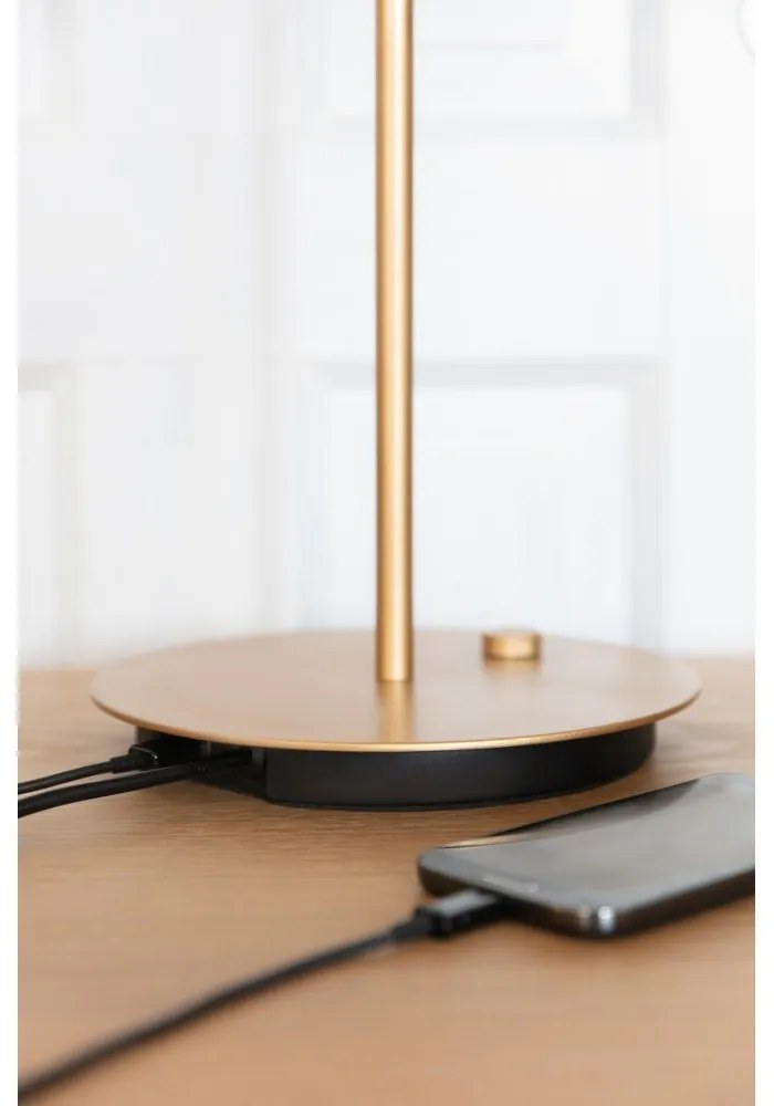 Rózsaszín LED dimmelhető asztali lámpa fém búrával (magasság 41,5 cm) Asteria Table – UMAGE