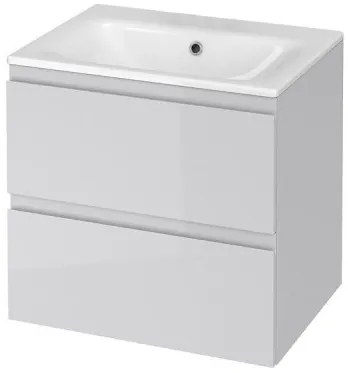 Cersanit Moduo, mosdószekrény + mosdó 60 cm, szürke, S801-313-DSM