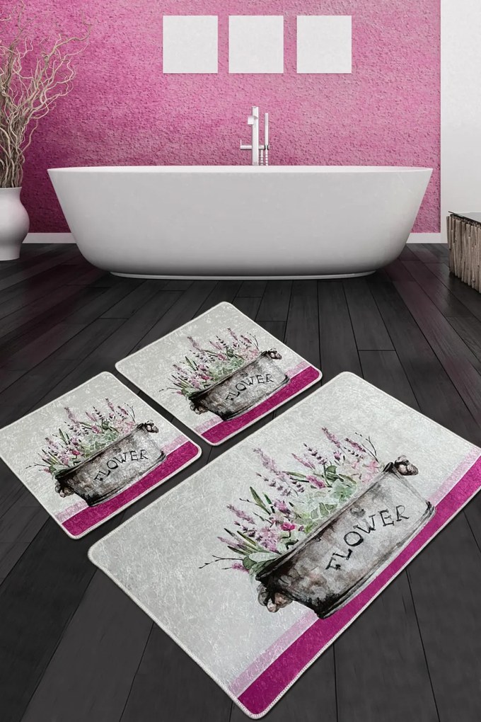 Polipra fürdőszobaszőnyeg, 60×100 cm – TR359CHL3284