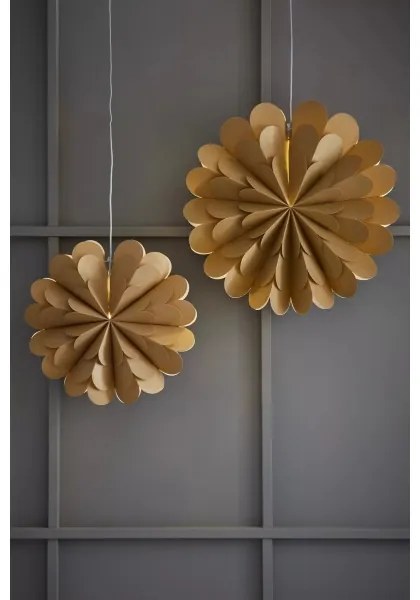 Markslöjd 705948 - Karácsonyi dekoráció MARAVILLA 1xE14/25W/230V á. 45 cm arany