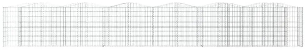 íves horganyzott vas gabion magaságyás 600 x 50 x 100 cm