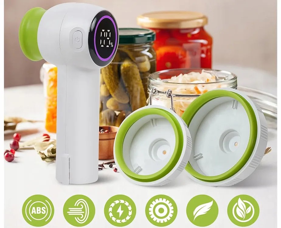 Többfunkciós vákuumpumpa - VERK 27539 - LED kijelzővel + tasakok