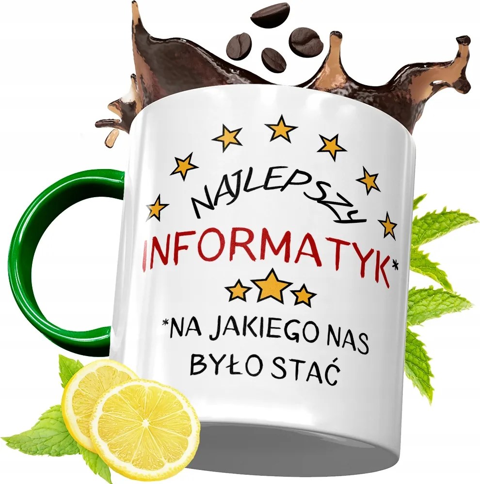 Zöld Bögre Informatikusoknak Születésnapi Ajándék fényképes nyomtatással