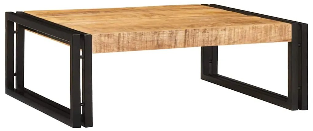 Fürdőszobai polc polcokkal 65 x 50 x 23 cm Tömör mangófa és vas