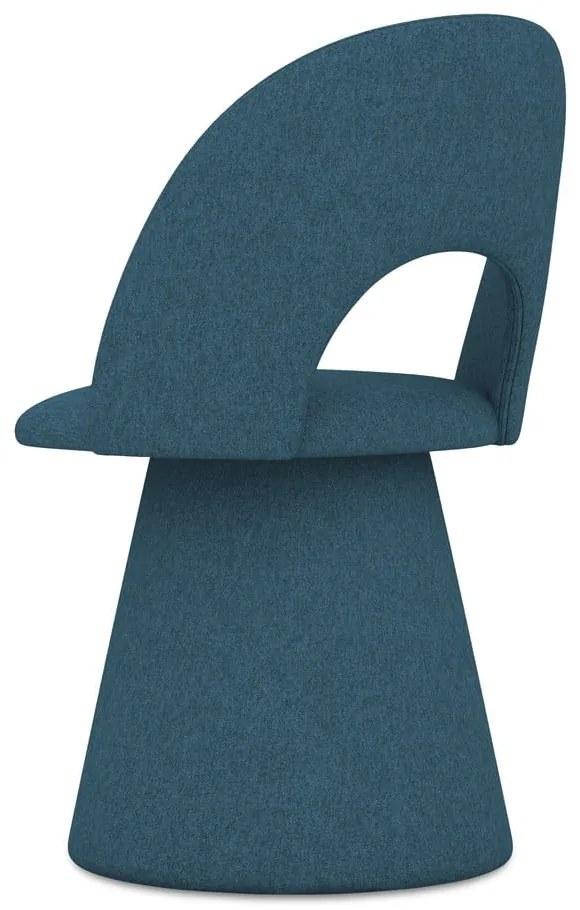 Kék kárpitozott étkezőfotel Kalo – Makamii