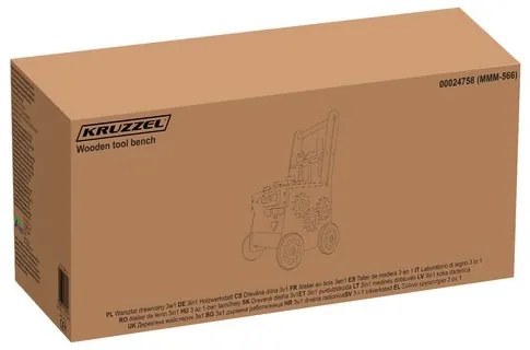 Fa játékműhely 3in1 - Kruzzel