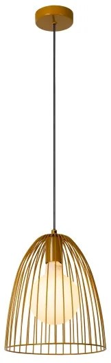 Lucide 74417/01/44 - Csillár zsinóron MACARONS 1xE27/40W/230V átm. 24,5 cm sárga