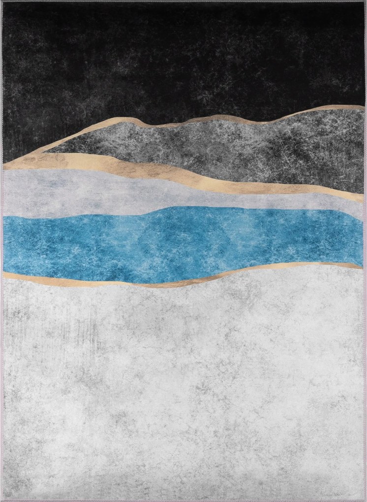 Szőnyeg 120X170 CM Nappali Hálószoba Szoba Csúszásgátló Színes Szegély