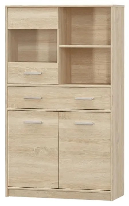 TEYO 2D1W1S szekrény, sonoma tölgy