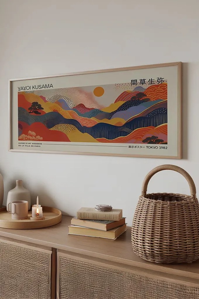 Artsmdfyty22-50120 keretezett MDF falikép, 50 x 120 cm