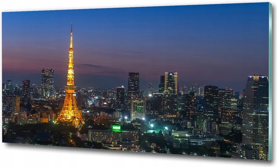 Fotó vászonkép edzett üveg New York 125x50