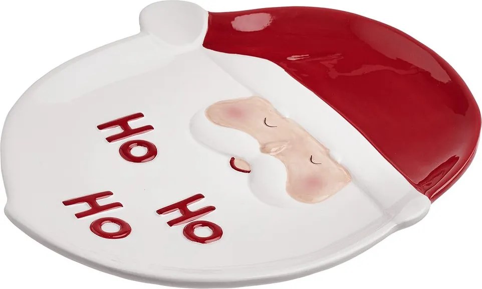 SWEET X-MAS dekor tányér, Ho Ho Ho
