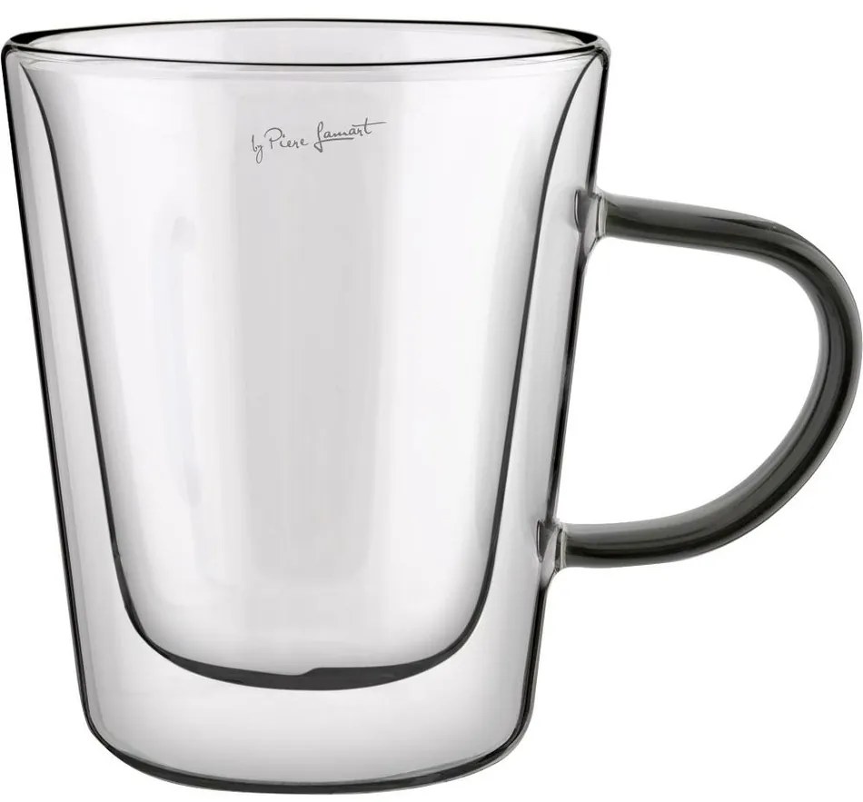Lamart LT9120 2 részes Tea Vaso pohárkészlet, 300ml, fekete
