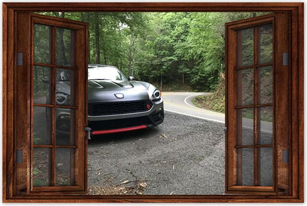 Poszterek 120x80 Fiat 124 Spider Abarth