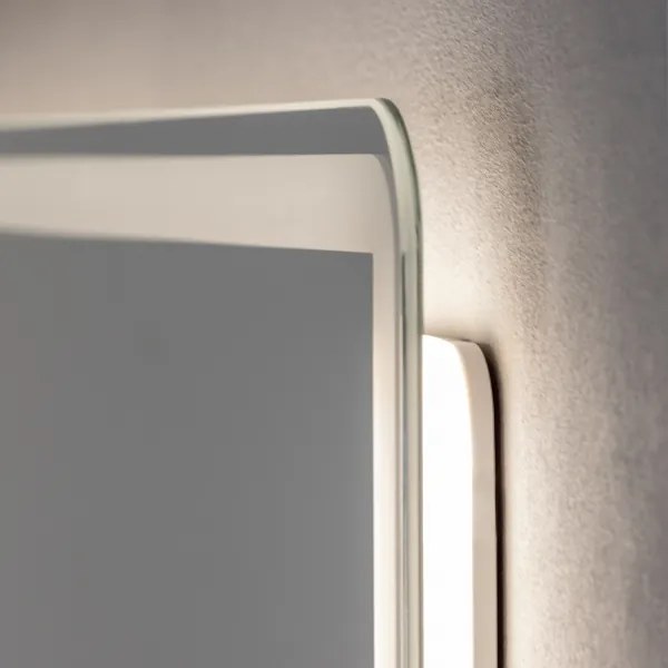 Brilagi - LED dimmelhető fürdőszobai fűtött tükör világítással BELLA LED/19W/230V 60x90 cm IP44