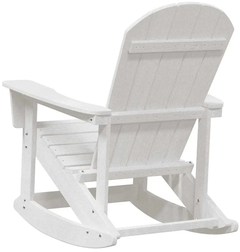 Adirondack hintás székek 2 pcs Fehér HDPE