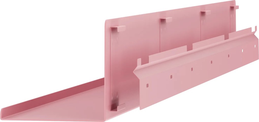 Polc függő fém púderrózsaszín, 1200 mm: JOANNE Fresh Style