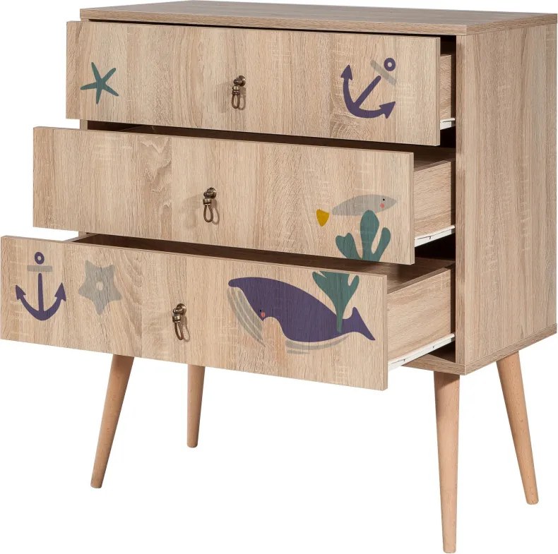City komód, 80 cm – TR869VEL3465