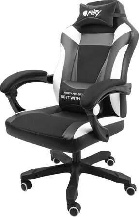 Fury Avenger M+  gamer szék, fekete-fehér