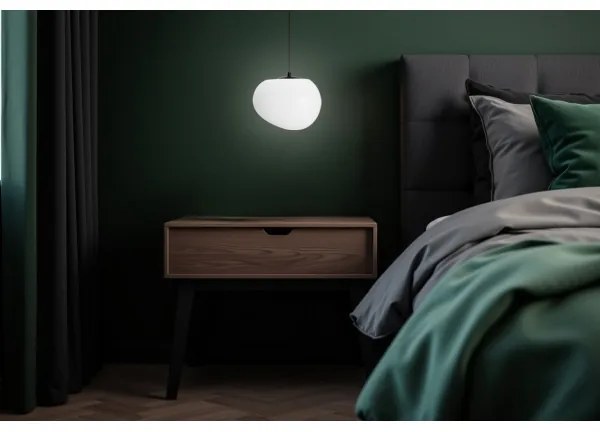 Csillár zsinóron STONES 1xE27/40W/230V átm. 25 cm