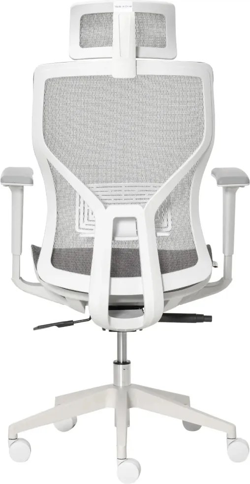 Vinsetto Ergonomikus irodai szék, derékpárna, 3D kartámaszok, ergonomikus, hálós szövet, szürke.