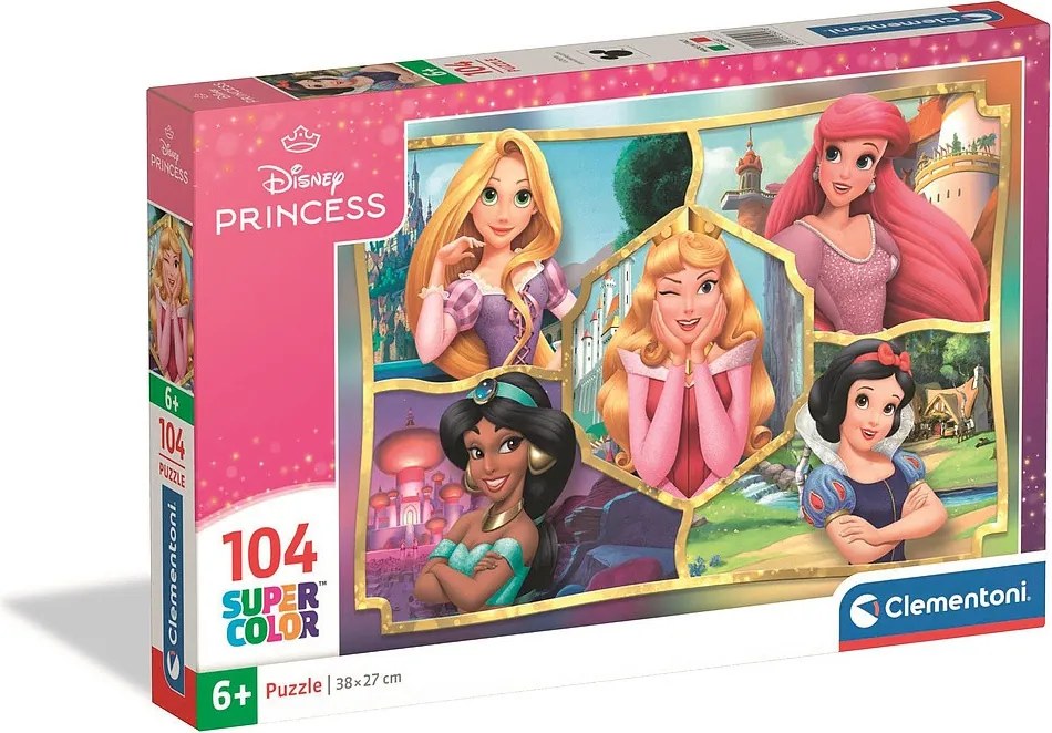Disney Hercegnők Ladies 104 db-os puzzle Clementoni