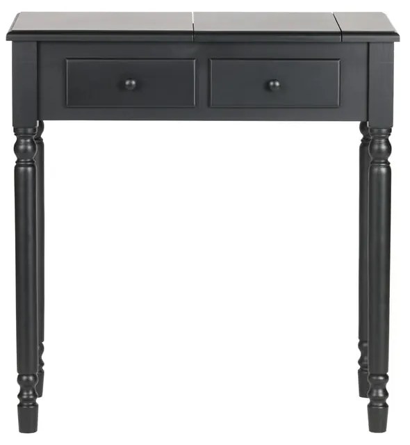 Romy fekete borovi fenyő fésülködőasztal - WOOOD