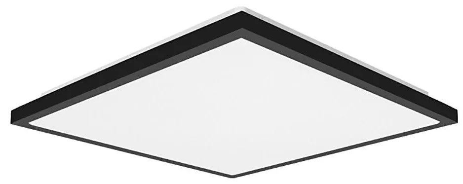 Top Light - LED Fürdőszobai mennyezeti lámpa ONYX LED/24W/230V IP44 38x38 cm fekete