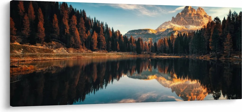Kép - alpesi, olaszország, dolomitok, Antorno (120x50 cm)