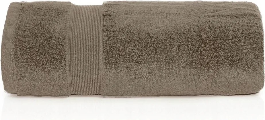 Rocco törölköző 50x90 bézs taupe frottír pamut 600g/m2
