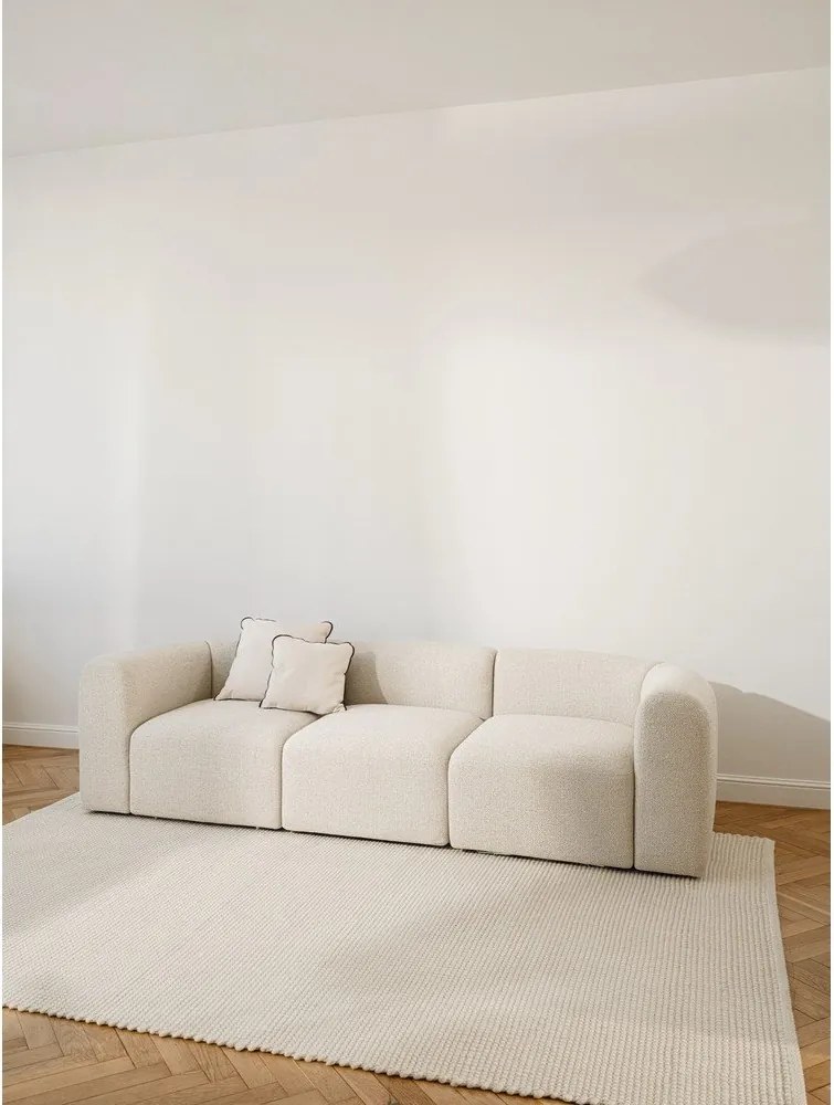 Bézs kézi szövésű gyapjú szőnyeg 200x300 cm Talo – noo.ma