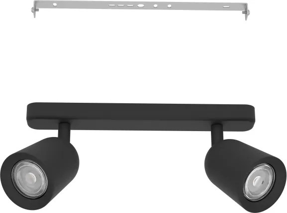 Eglo 901953 - CAMALDOLI spotlámpa 2xGU10/10W/230V fekete