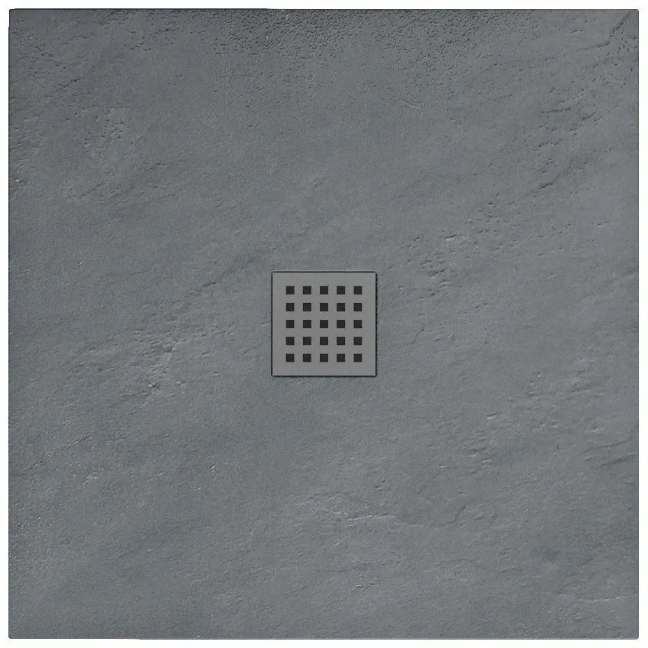 Zuhanytálca rea Grey Rock 90 x 90